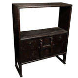 Black Rustic Elmwood Cabinet