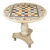 Anglo-Indian Early 19th Century Marble Games Table