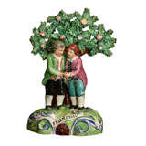 Walton Pottery Bocage Group Representing Friendship