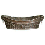18th Century French Silver Boat Shaped Basket