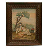 18th Century Ribald Collage of A Shepherd and Shepherdess