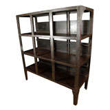 French Industrial Shelving Unit