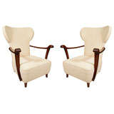 Gugliermo Ulrich wing chairs