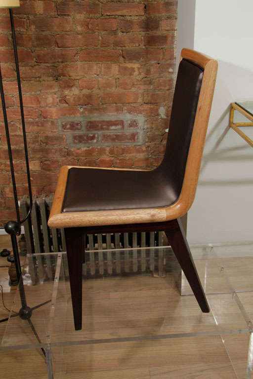 Set of Ten Dining Chairs by James Mont For Sale 1