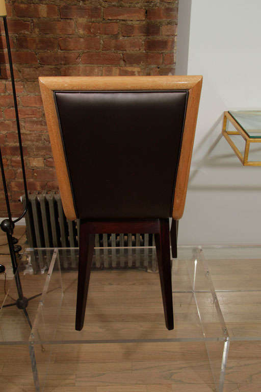 Set of Ten Dining Chairs by James Mont For Sale 2