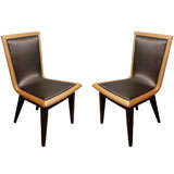 Set of Ten Dining Chairs by James Mont
