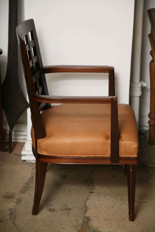 VW Grid Chair in Dark Maple In Excellent Condition In New York, NY