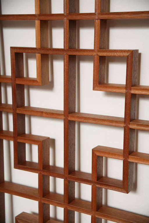 Marquetry Chinese Lattice Panel