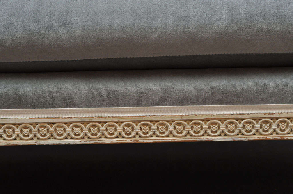 Exquisitely Carved Louis XVI Style Banquette by Jansen 5