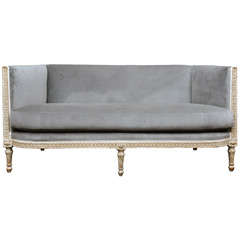 Exquisitely Carved Louis XVI Style Banquette by Jansen
