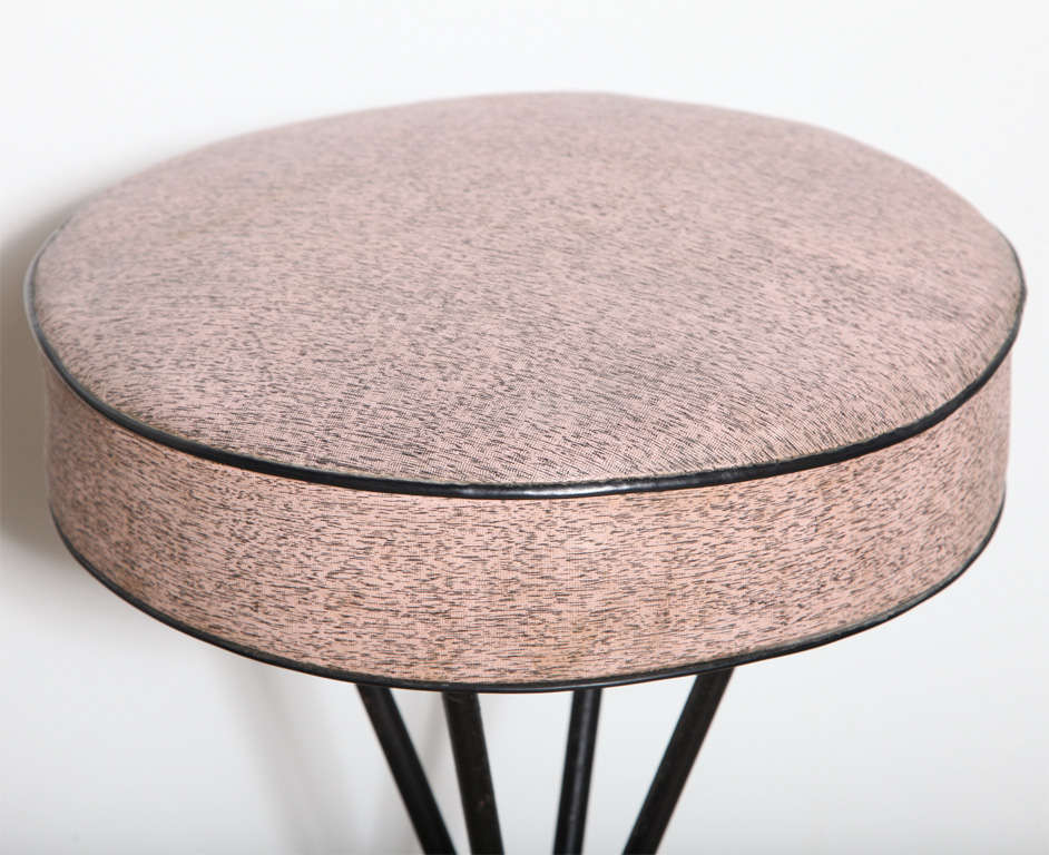 Mid-20th Century Set of 4 Paul Tuttle Bar Stools