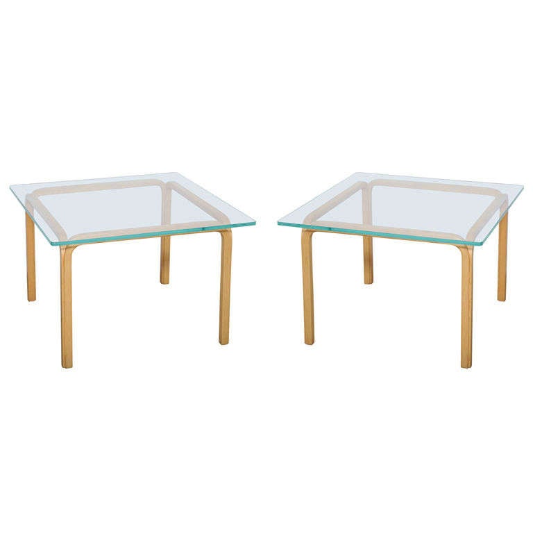 pair of Alvar Aalto Coffee Tables