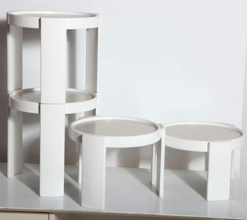 Mid-20th Century Gianfranco Frattini Stacking Tables