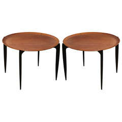 pair of Fritz Hansen Tray Tables