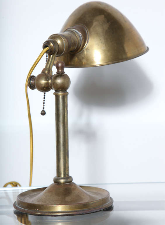Bradley & Hubbard Brass Pharmacy Lamp 1