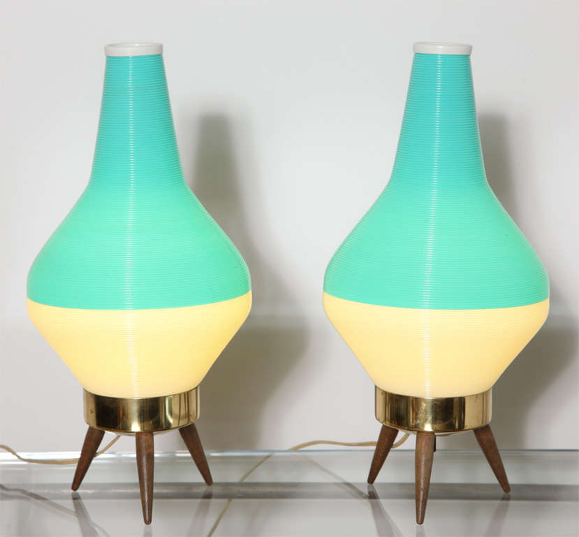 Pair of Rotoplex Lamps