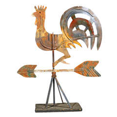 Mid 19th Century Rooster Weathervane