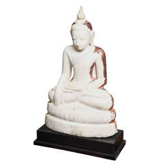 Large Alabaster Buddha