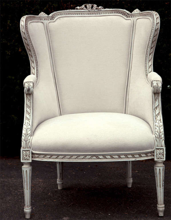 Highly Carved Swedish Begere Chair For Sale 1