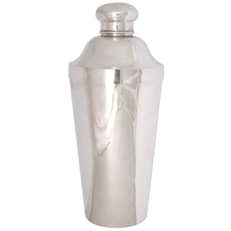 Sterling Silver Cocktail Shaker
