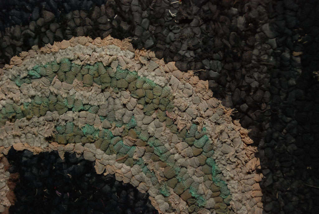 Fabric Fanciful Hooked Rug