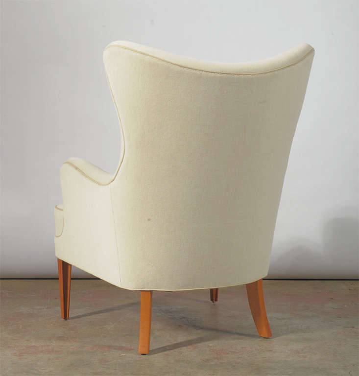 High Wing Back 'Grace Chair' In Excellent Condition In San Francisco, CA