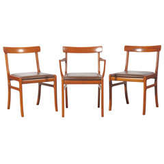 Ole Wanscher Dining Chairs, Set of Six