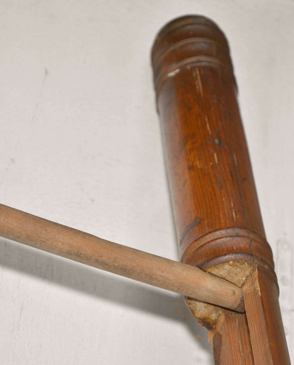 End of 19th Century Rare and High Library Ladder For Sale 2