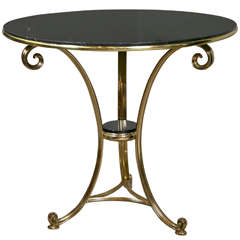 Art Deco Style Marble Top Center Table