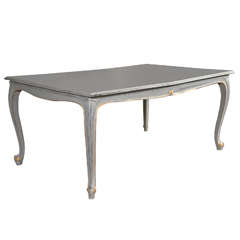 French Louis XV Style Painted Dining Table