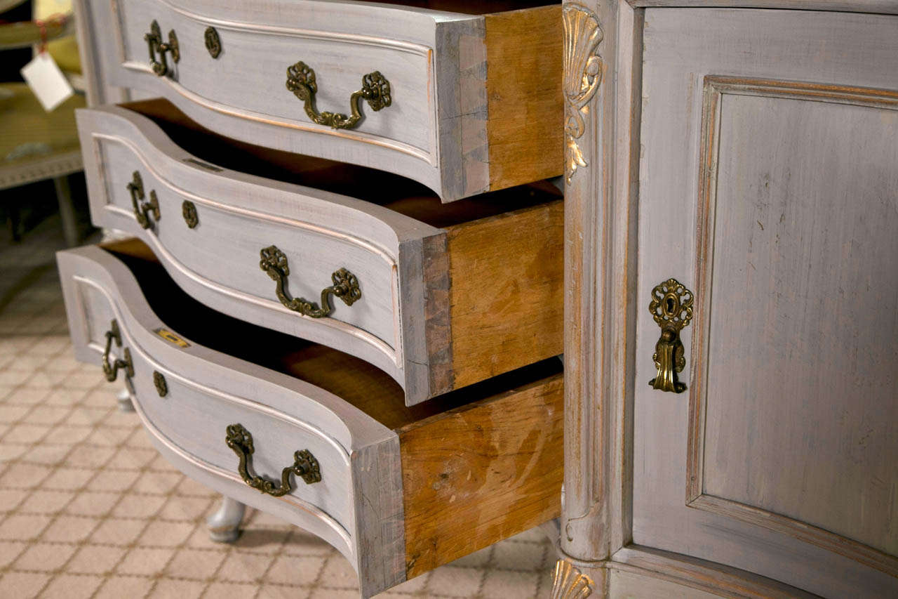 painted french sideboard