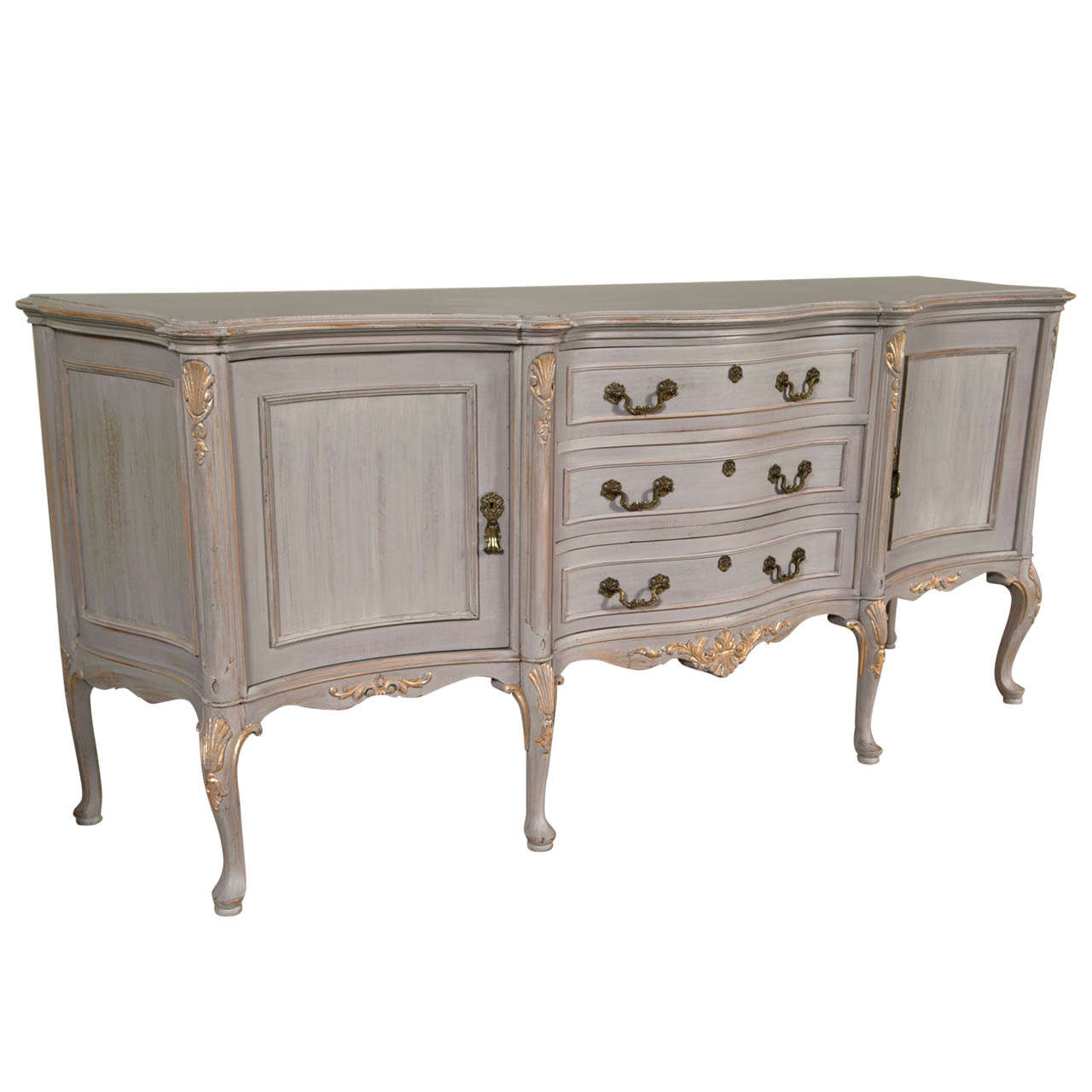 French Painted Server or Sideboard