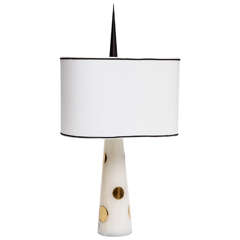 Achille Salvagni "Nemo" Onyx and Bronze Table Lamp, Italy, 2013 3