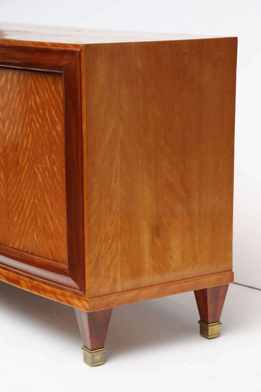 Art Deco Bow Front Cabinet in Mahogany 4