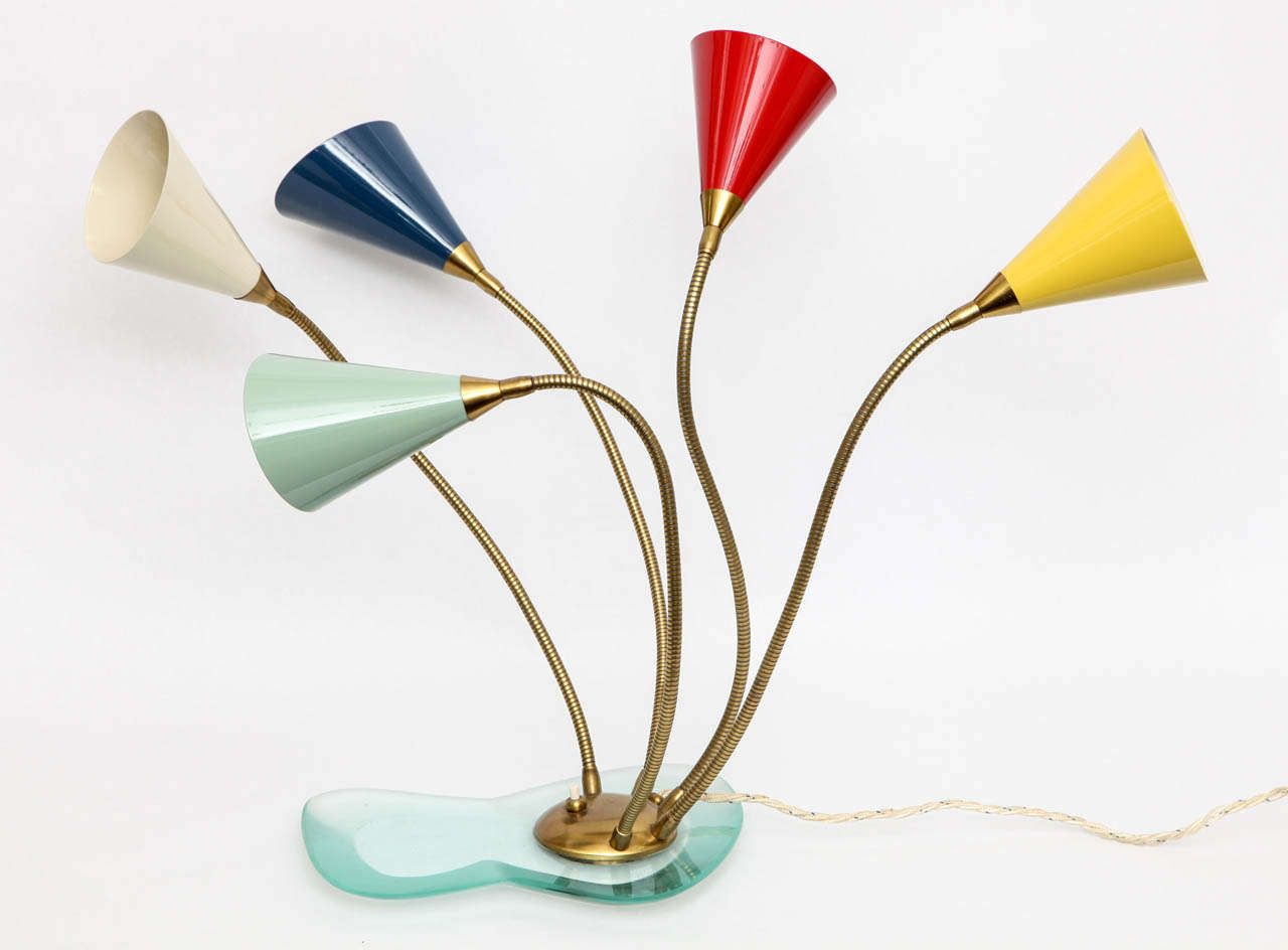 Mid-20th Century Italian 1950s Articulated Table Lamp