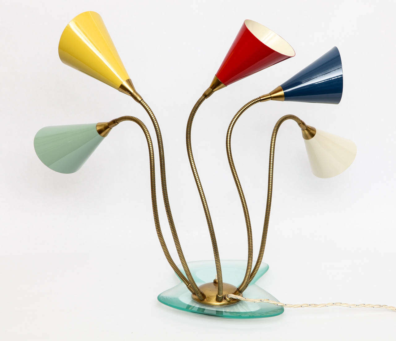 Italian 1950s Articulated Table Lamp 2
