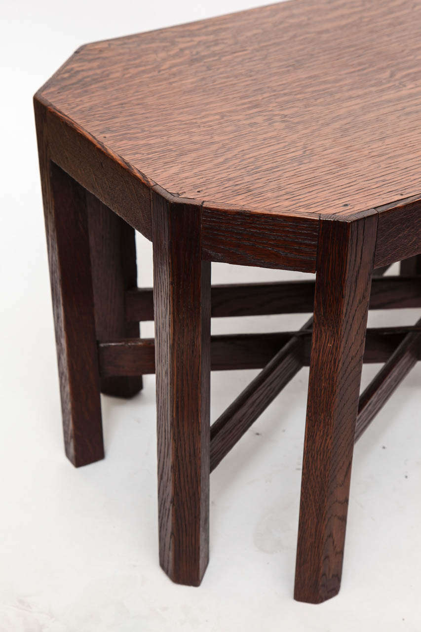 20th Century 1920s Architectural Wood Table