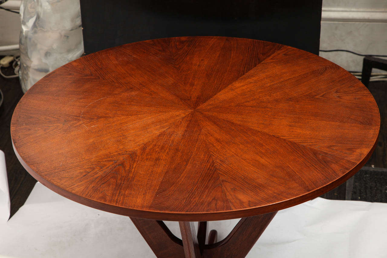 Danish A 1960's Modernist teak Table signed Georg Jensen for Kubus