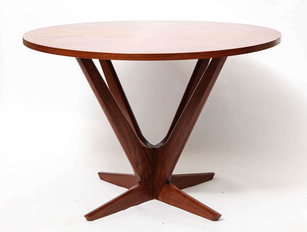 A 1960's Modernist teak Table signed Georg Jensen for Kubus In Excellent Condition In New York, NY
