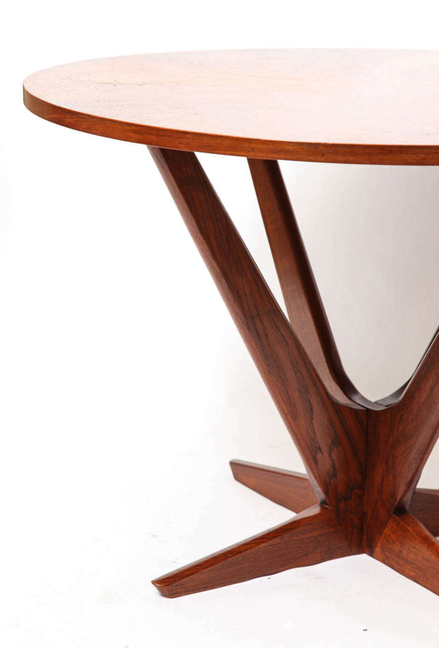 A 1960's Modernist teak Table signed Georg Jensen for Kubus 2