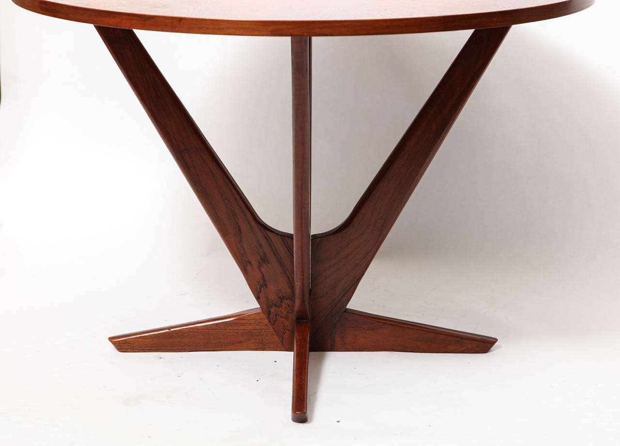 A 1960's Modernist teak Table signed Georg Jensen for Kubus 4