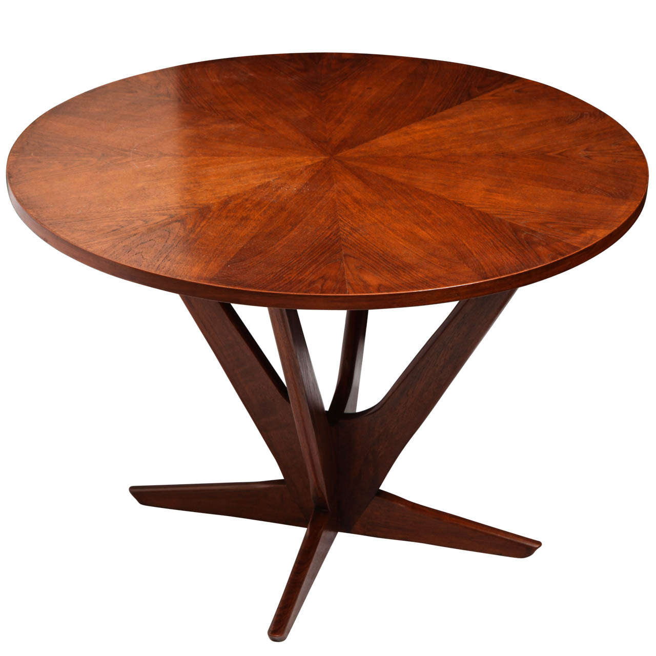 A 1960's Modernist teak Table signed Georg Jensen for Kubus