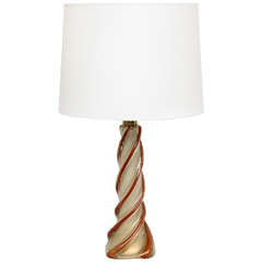 1950s Italian Art Glass Table Lamp by Seguso 7