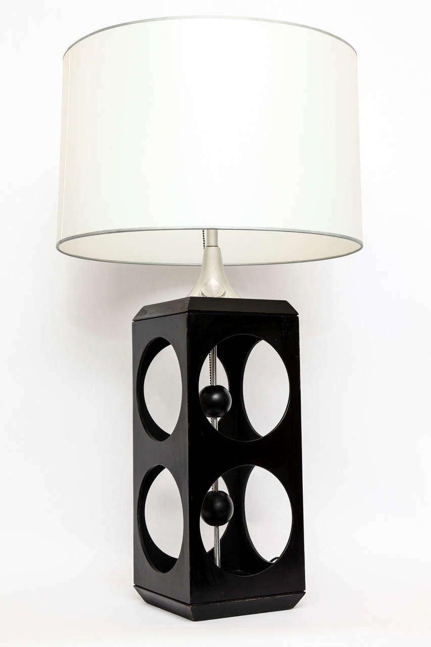  Modeline Table Lamp Mid Century Modern Architectural 1960's
New sockets and rewired
Shade not included