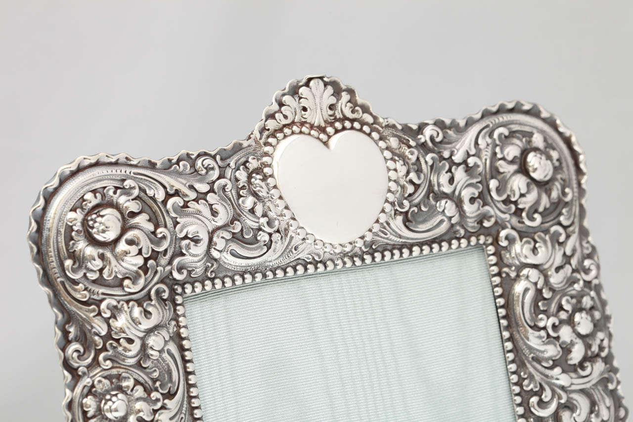 Victorian Tiffany Sterling Silver Picture Frame