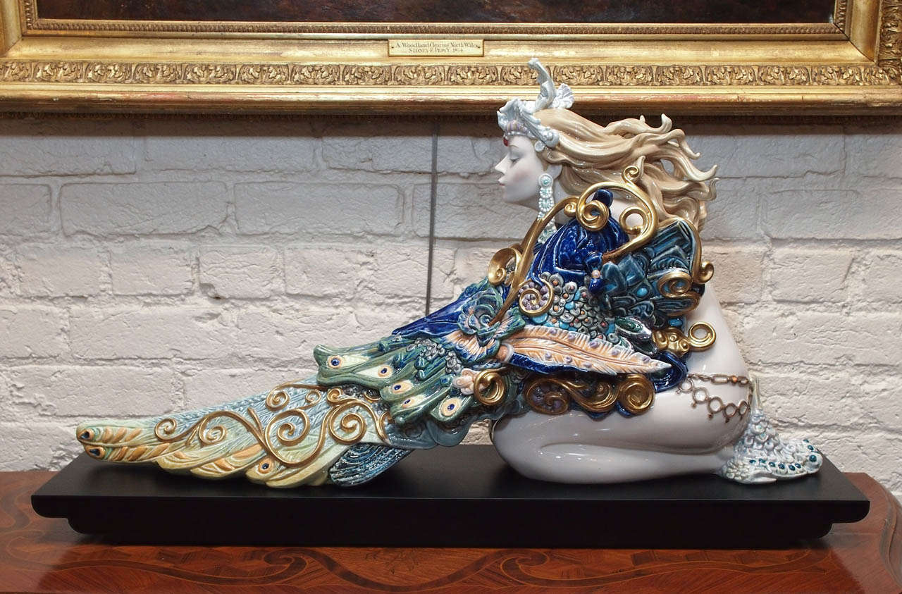 High Porcelain Titled, "Winged Beauty" by Lladro