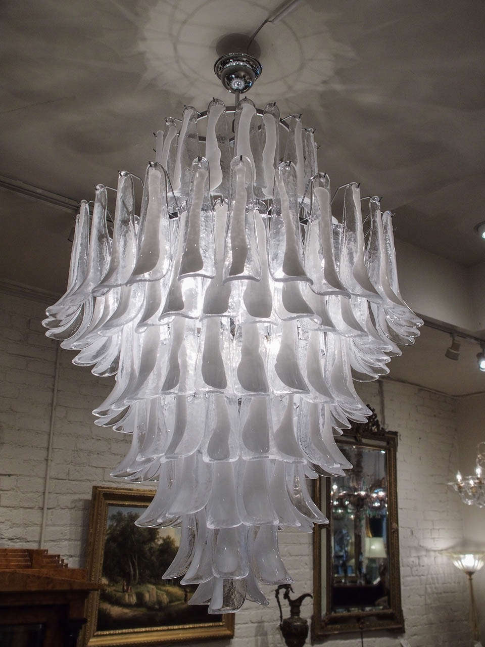 Contemporary Venetian Glass Chandelier