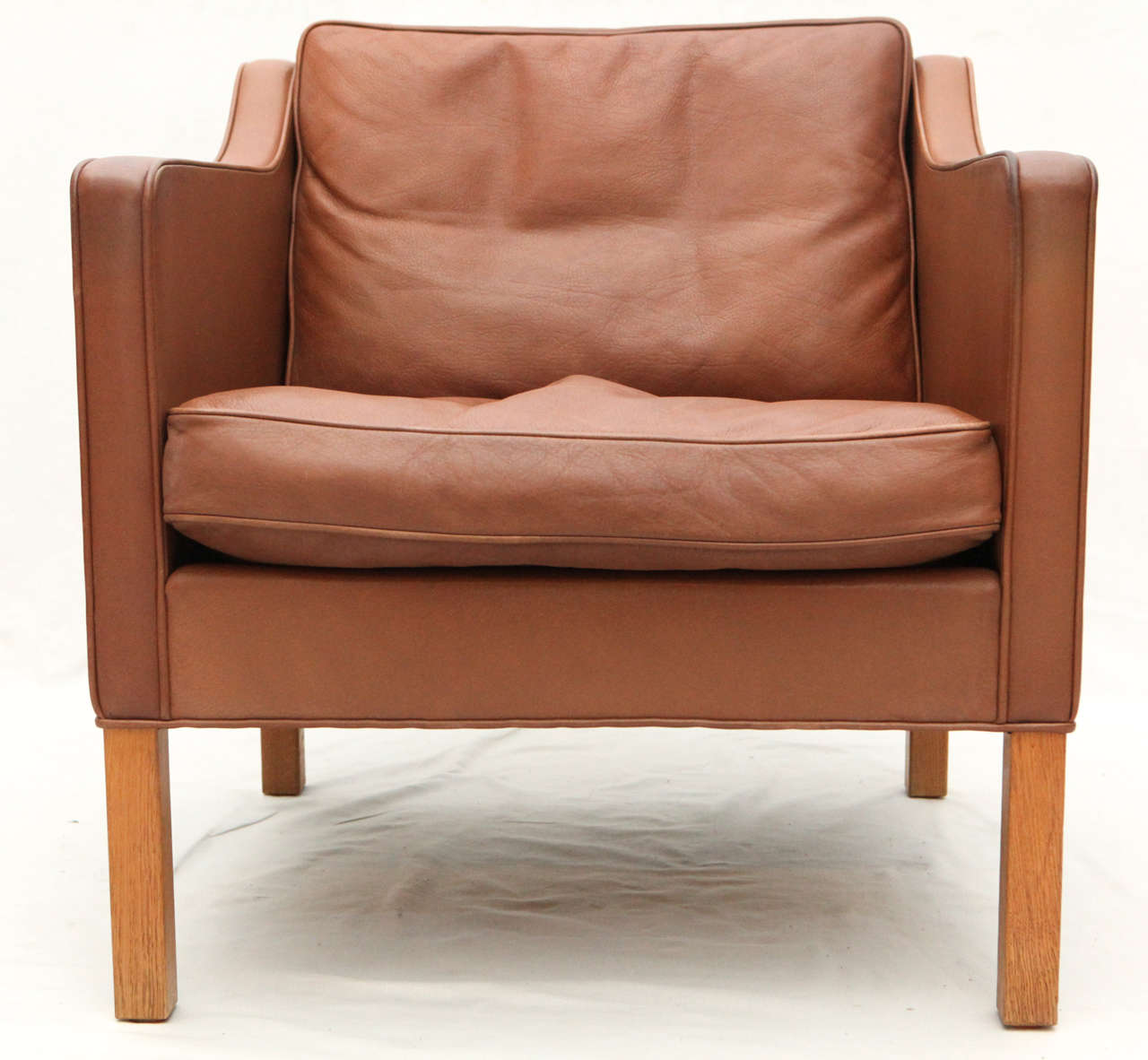 Borge Mogensen leather lounge chair produced by Fredericia.  Store formerly known as ARTFUL DODGER INC