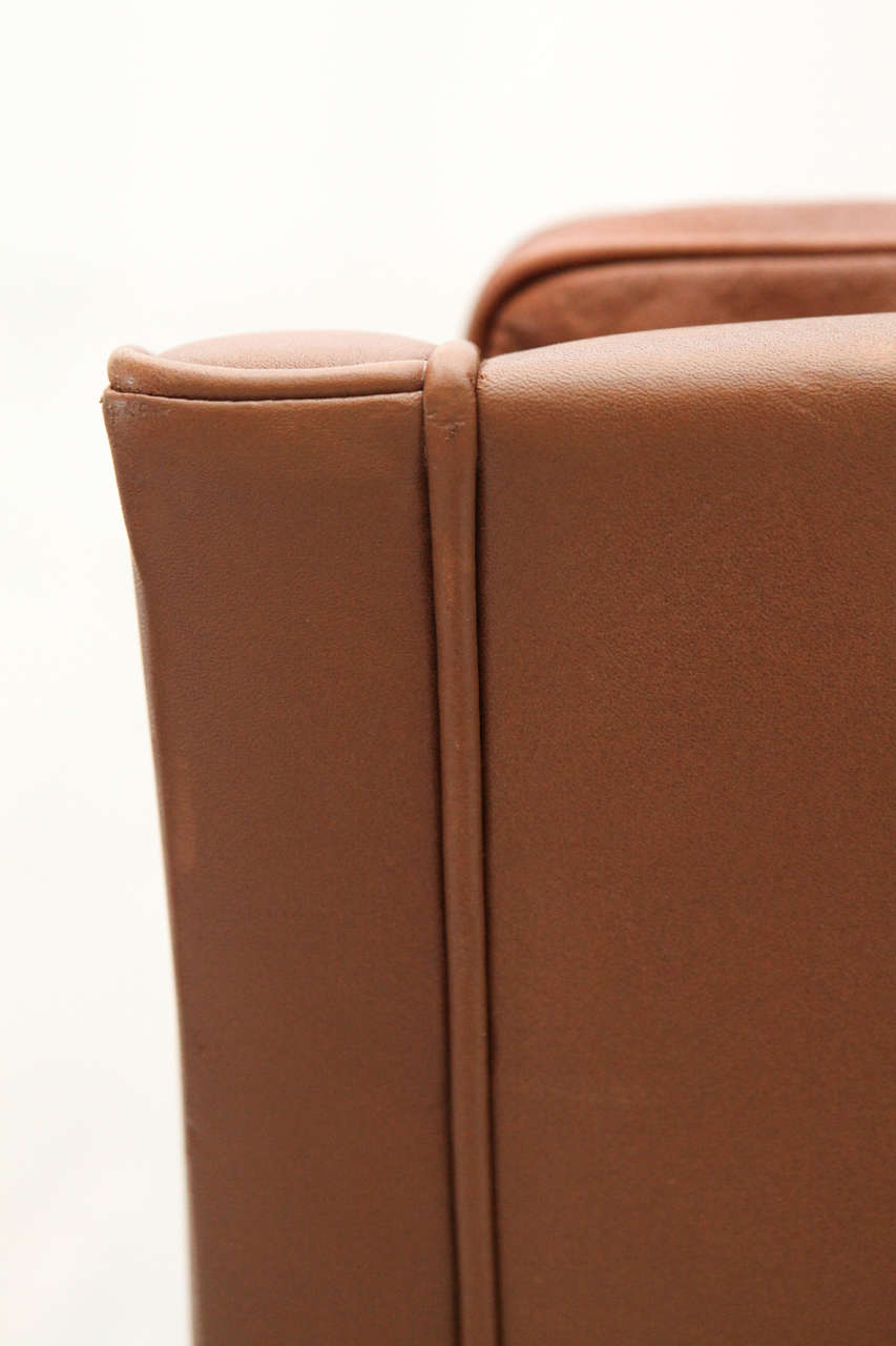Borge Mogensen Leather Lounge Chair 3
