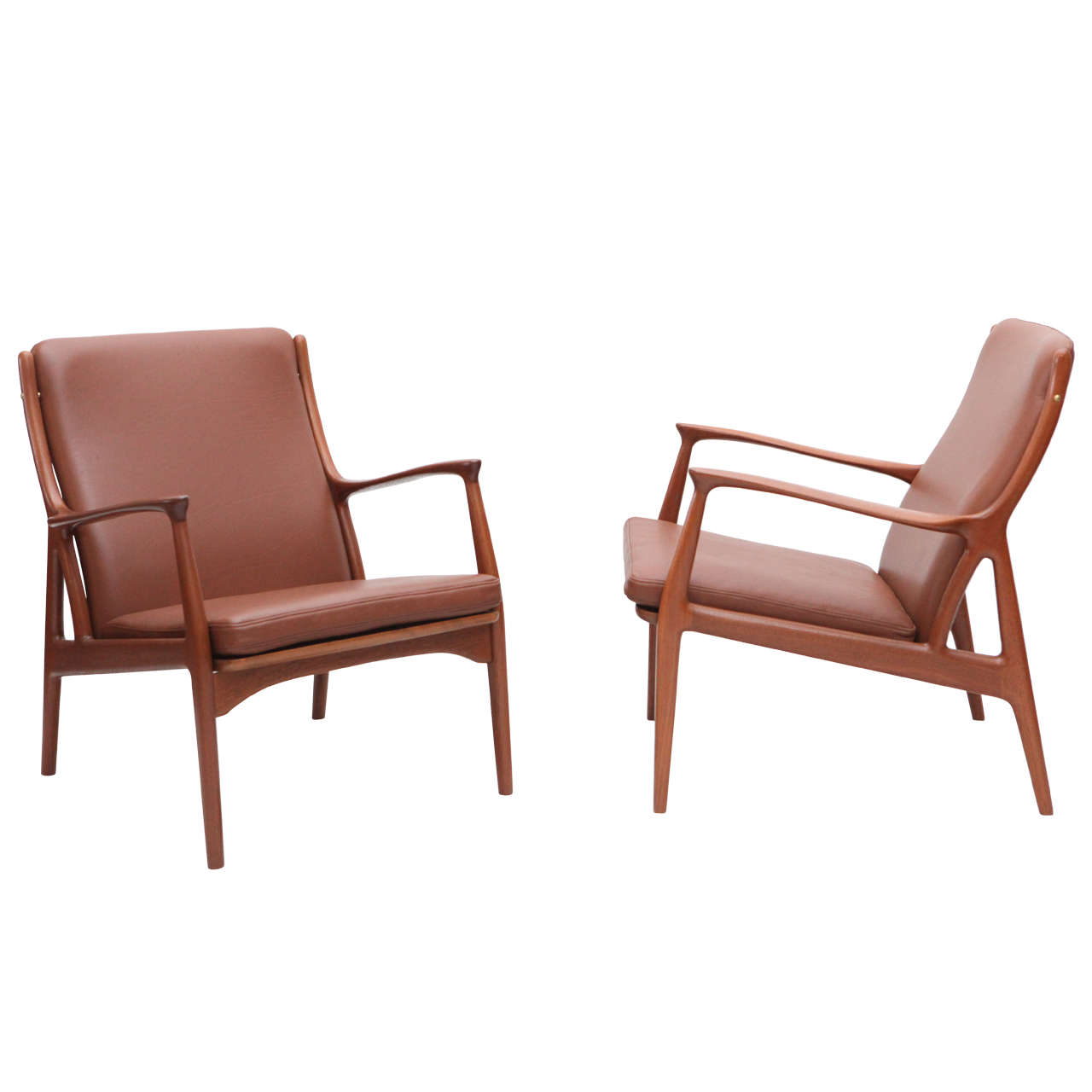 Pair of S. A. Andersen Lounge Chairs